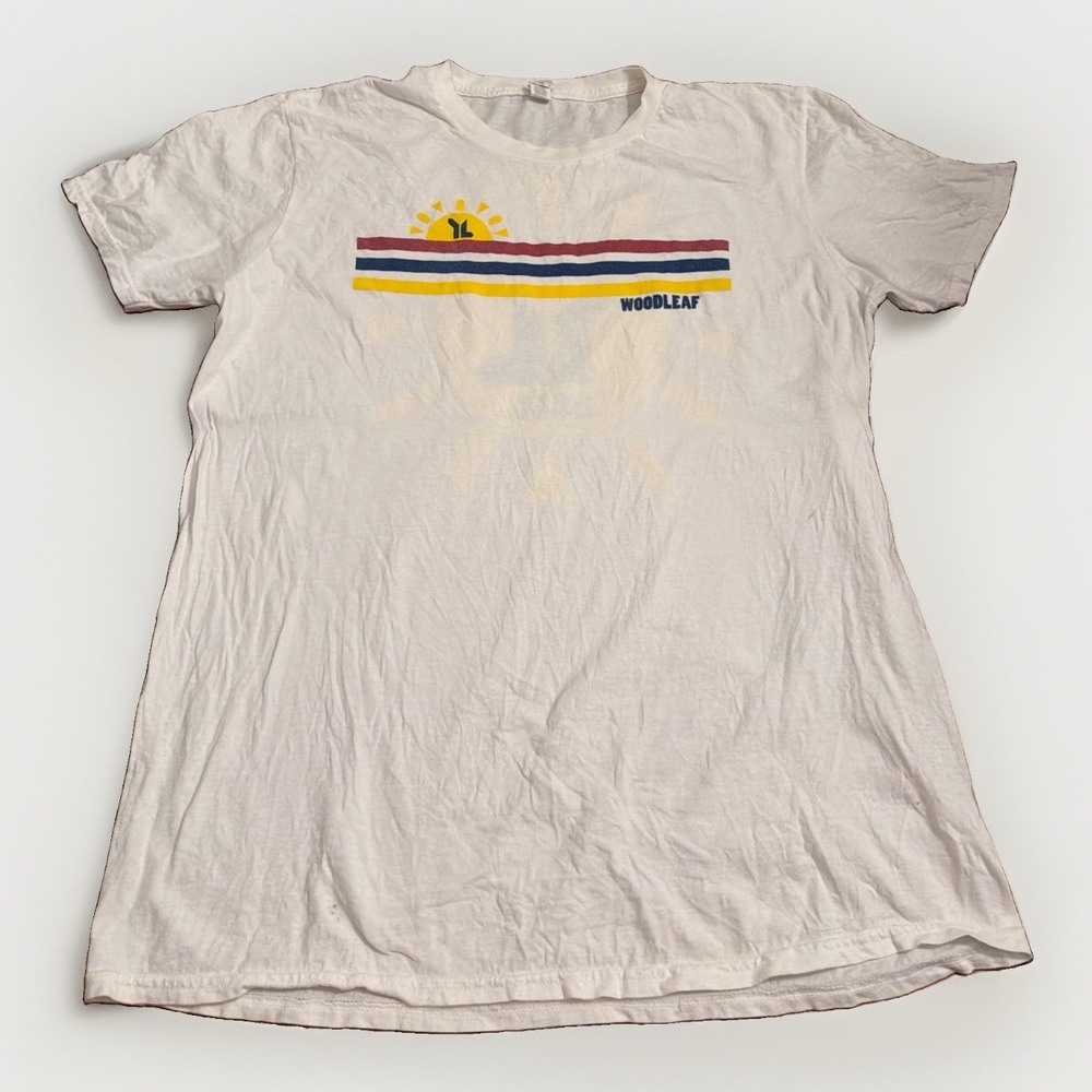 Woodleaf Sunset Graphic T Shirt Size Large Men's Younglife SCV 2016